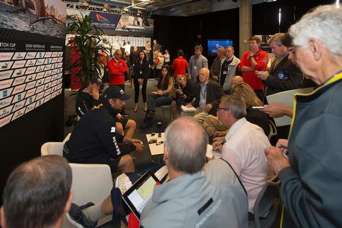 Louis Vuitton Cup - Semi- finals - Media Briefing  - © ACEA - Photo Gilles Martin-Raget http://photo.americascup.com/