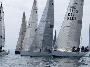 IRC 2 Start - Melges 20 photo copyright John Crawley taken at  and featuring the  class