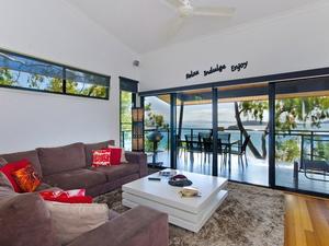 Enjoy the open plan design and stunning views that Shorelines 13 has to offer. photo copyright Kristie Kaighin http://www.whitsundayholidays.com.au taken at  and featuring the  class