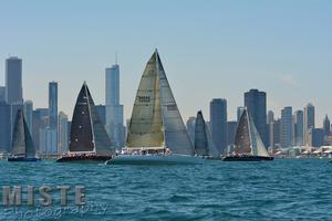 Cruising start - Chicago Yacht Club Race to Mackinac 2013 photo copyright MISTE Photography http://www.mistephotography.com/ taken at  and featuring the  class