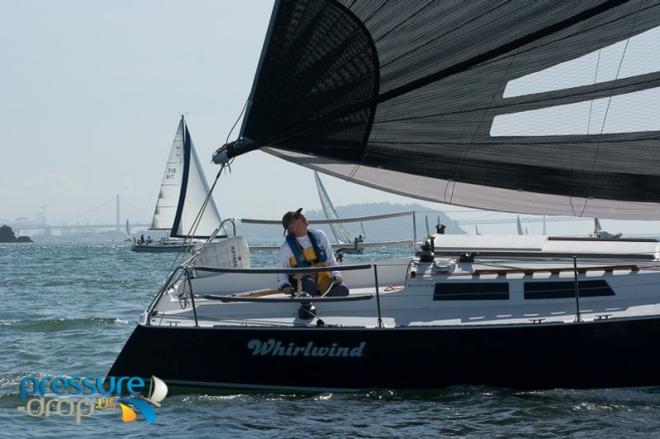 Dan Benjamin sails his Wyliecat 30 Whirlwind to victory in SH PHRF 111-159 - 2015 SSS Corinthian Regatta © Pressure Drop . US