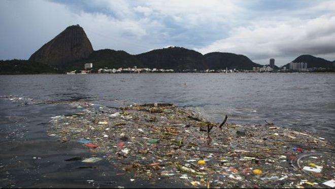Debris in Guanabara Bay has been a major problem in recent weeks and progress remains limited  - 2016 Rio Games © Getty Images