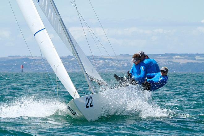 In fourth place overall was Fifteen+. - 2015 Etchells Victorian State Championship © Teri Dodds http://www.teridodds.com