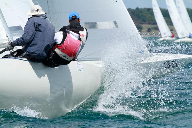 Making a splash with Magpie. - 2015 Etchells Victorian State Championship © Teri Dodds http://www.teridodds.com