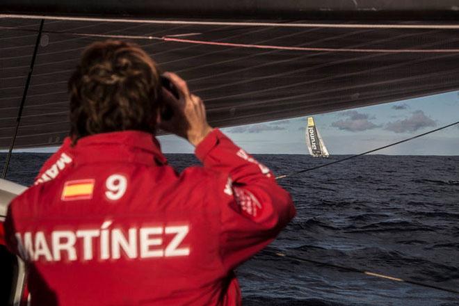March 26,2015. Leg 5 to Itajai onboard MAPFRE. Day 8. Our first cross with Brunel in the Southern Ocean. © Francisco Vignale/Mapfre/Volvo Ocean Race