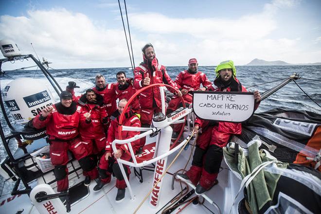 March,2015. Leg 5 to Itajai onboard MAPFRE.Rounding Cape Horn.  © Volvo Ocean Race http://www.volvooceanrace.com