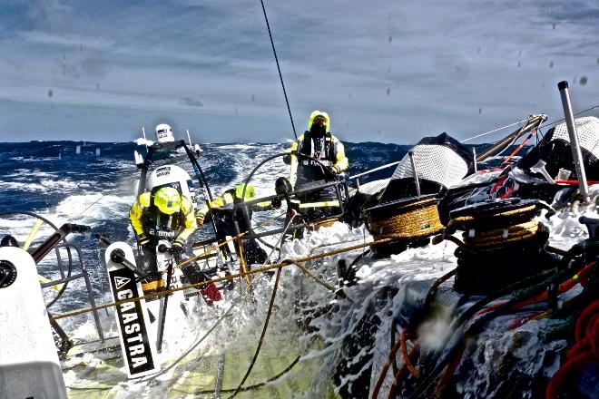 Onboard Team Brunel - Volvo Ocean Race 2015 © Stefan Coppers/Team Brunel