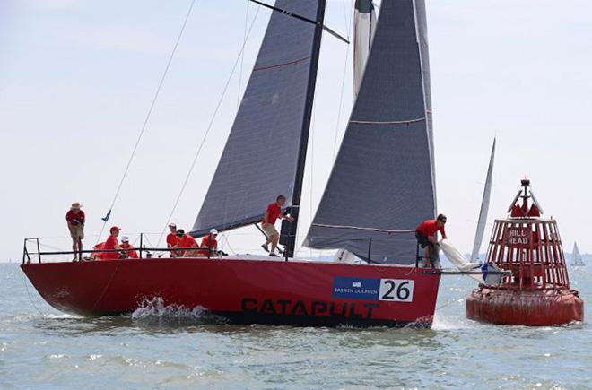 Anthony O'Leary's Ker 40, Catapult © Rick Tomlinson / RORC http://www.rorc.org