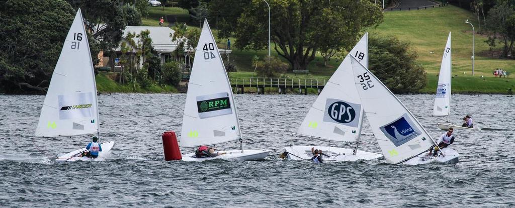 Optimists - 2015 OKI 6hr Hour race photo copyright Murrays Bay Sailing Club http://www.murraysbay.org/ taken at  and featuring the  class