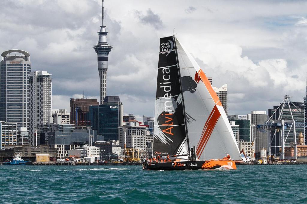Team Alvimedica Practice Race, Volvo Ocean Race Auckland ©  Ainhoa Sanchez/Volvo Ocean Race