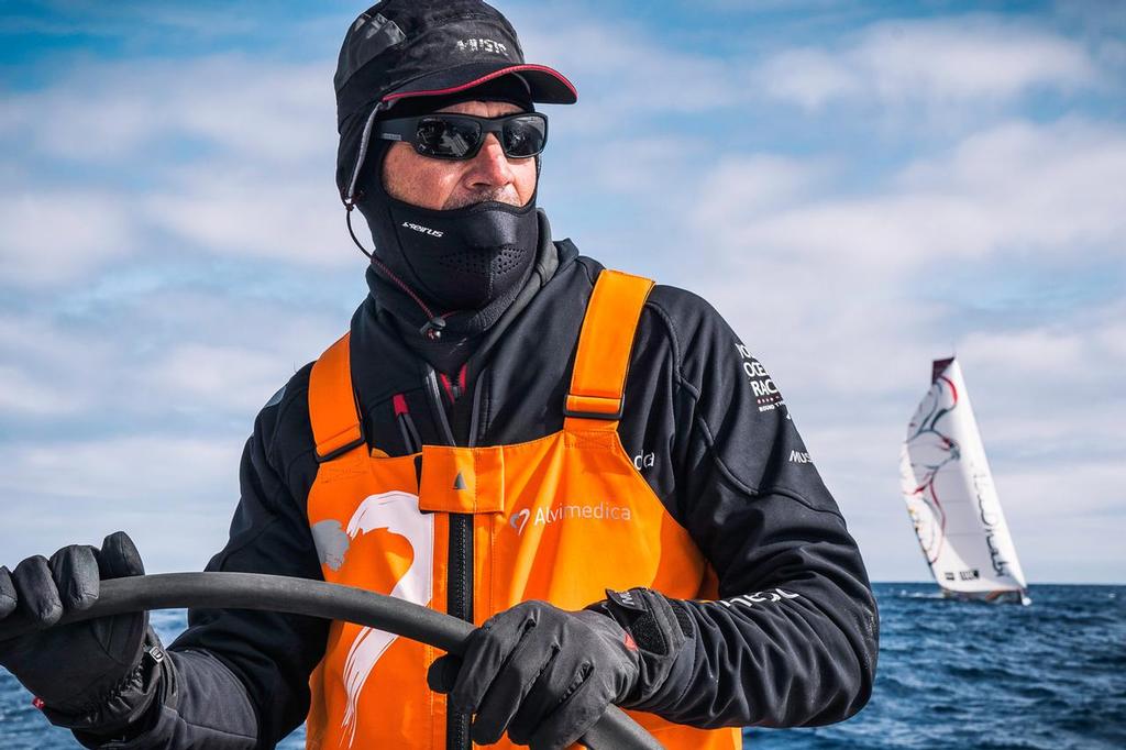 Team Alvimedica - A well dressed Stu Bannatyne driving with Abu Dhabi in pursuit. photo copyright  Amory Ross / Team Alvimedica taken at  and featuring the  class