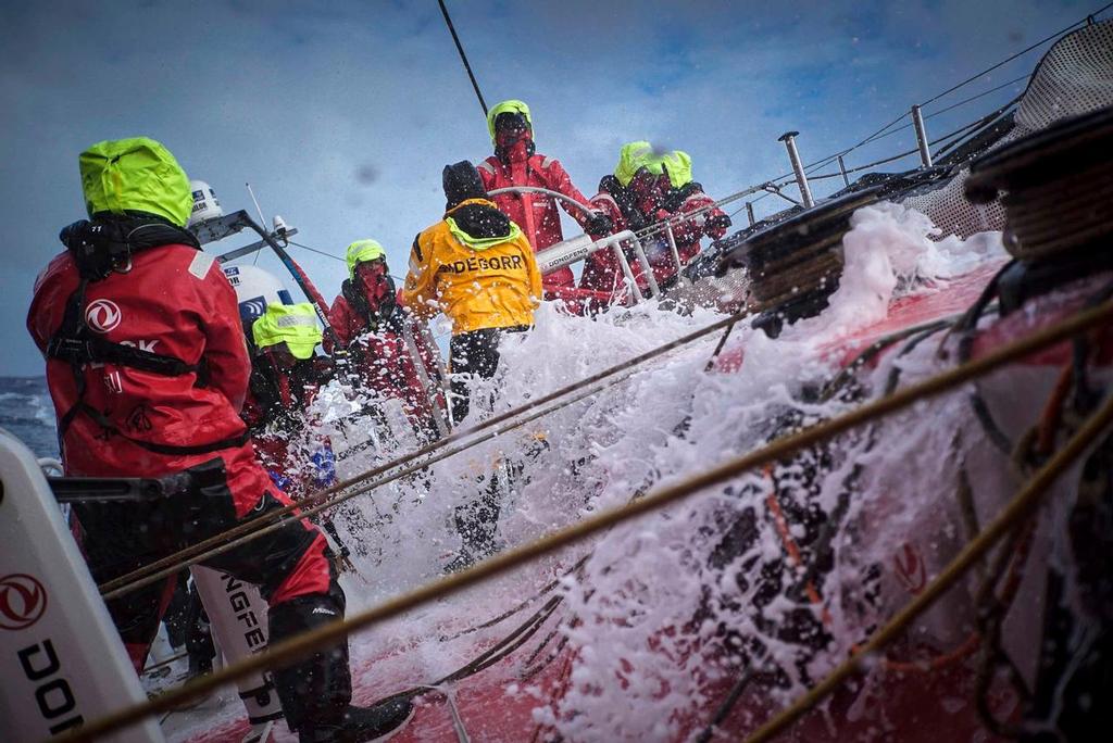 March 28, 2015. Leg 5 onboard Dongfeng Race Team.  © Yann Riou / Dongfeng Race Team