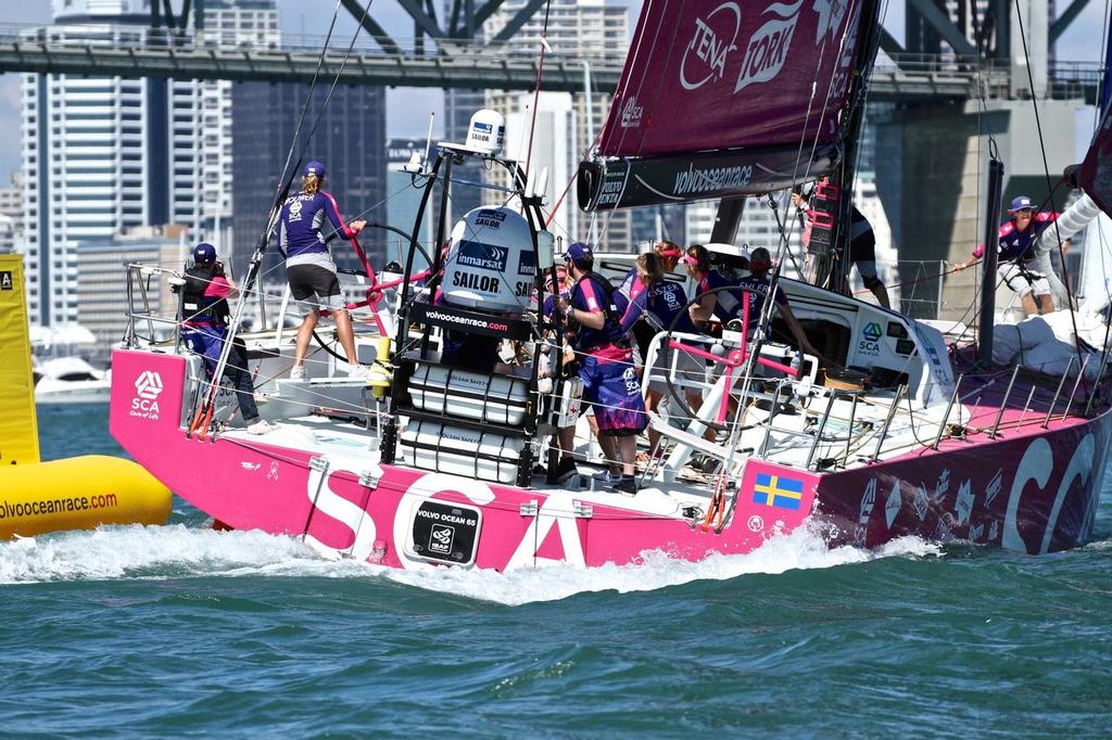 Team SCA - Volvo Ocean Race - In Port Race, Auckland photo copyright Richard Gladwell www.photosport.co.nz taken at  and featuring the  class
