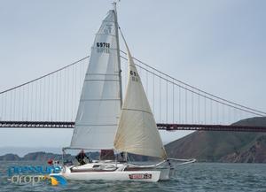 Truls Myklebust sailing the Coarsair F-26 Raven wins the SH Multihull - 2015 SSS Corinthian Regatta photo copyright Pressure Drop . US taken at  and featuring the  class