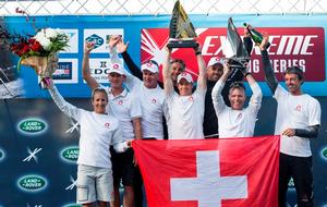 Alinghi winner - Extreme Sailing Series 2014 photo copyright Alinghi/LloydImages taken at  and featuring the  class