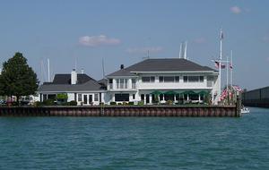 The Bayview Yacht Club on the edge of the Detroit River. photo copyright Martin Chumiecki taken at  and featuring the  class