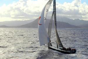 David & Peter Askew's RP 74 Wizard won the Barn Door Trophy in 2013 and as Bella Mente in the 2011 Transpac - Transpac photo copyright  Sharon Green / Ultimate Sailing taken at  and featuring the  class