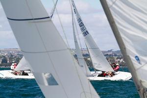 Framing the Smoking Gun. - 2015 Etchells Victorian State Championship photo copyright Teri Dodds http://www.teridodds.com taken at  and featuring the  class