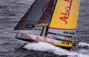 Onboard Abu Dhabi Ocean Racing, second boat of the Volvo Ocean 65 fleetaround Cape Horn - Volvo Ocean Race 2015 photo copyright Rick Tomlinson/Volvo Ocean Race http://www.volvooceanrace.com taken at  and featuring the  class