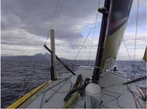 Onboard Cheminées Poujoulat with Bernard Stamm and Jean Le Cam - Barcelona World Race 2015 photo copyright Barcelona World Race http://www.barcelonaworldrace.org taken at  and featuring the  class