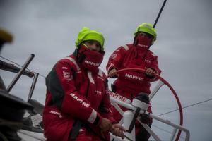 Onboard MAPFRE - Carlos Hernandez and Rob Greenhalgh - Leg five to Itajai - Volvo Ocean Race 2015 photo copyright Francisco Vignale/Mapfre/Volvo Ocean Race taken at  and featuring the  class