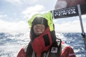 Onboard MAPFRE - Jean Luc Nelias, the face of a cold man - Leg five to Itajai -  Volvo Ocean Race 2015 photo copyright Francisco Vignale/Mapfre/Volvo Ocean Race taken at  and featuring the  class