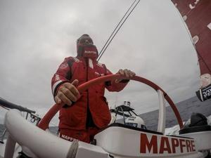 Onboard MAPFRE - Skipper Iker Martinez at the helm - Leg five to Itajai -  Volvo Ocean Race 2015 photo copyright Francisco Vignale/Mapfre/Volvo Ocean Race taken at  and featuring the  class