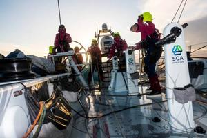 Onboard Team SCA - Leg five to Itajai -  Volvo Ocean Race 2015 photo copyright Anna-Lena Elled/Team SCA taken at  and featuring the  class
