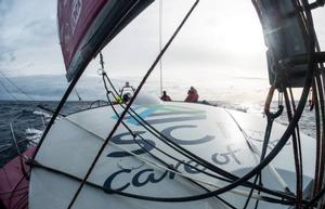 Onboard Team SCA - Beautiful sailing conditions - Leg five to Itajai -  Volvo Ocean Race 2015 photo copyright Anna-Lena Elled/Team SCA taken at  and featuring the  class