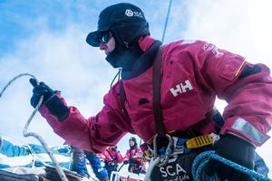 Onboard Team SCA - Stacey Jackson - Volvo Ocean Race 2015 photo copyright Anna-Lena Elled/Team SCA taken at  and featuring the  class