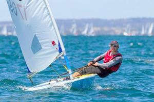 Rohan Langford won all eight races in the Laser Radial class - Tasmanian Championship photo copyright Gary Langford taken at  and featuring the  class