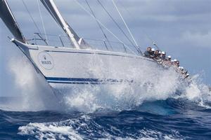 Swan 80 Selene (CAY) making an impression on day one - 2015 Rolex Swan Cup Caribbean photo copyright  Rolex / Carlo Borlenghi http://www.carloborlenghi.net taken at  and featuring the  class