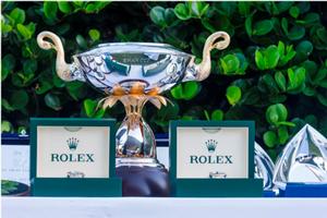 The coveted Swan trophies and Rolex timepieces - Rolex Swan Cup Caribbean 2015 photo copyright Nautor's Swan/Carlo Borlenghi taken at  and featuring the  class