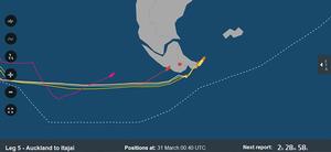 Positions Report - Volvo Ocean Race 2014-15 photo copyright Volvo Ocean Race http://www.volvooceanrace.com taken at  and featuring the  class