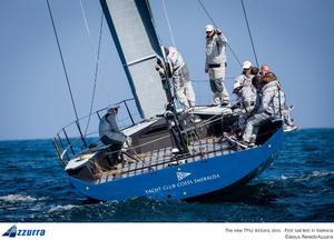 Azzurra's first sail test - 52 Super Series 2015 photo copyright  Jesus Renedo / Azzurra taken at  and featuring the  class