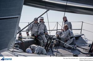 Azzurra's first sail test - 52 Super Series 2015 photo copyright  Jesus Renedo / Azzurra taken at  and featuring the  class