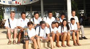Every one a winner! - Thai Laser National Champs 2015 photo copyright Alberto Cassio taken at  and featuring the  class