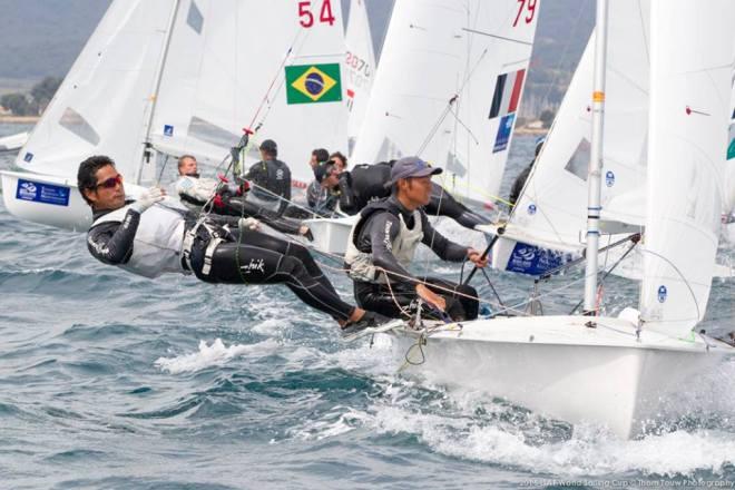 Practice Racing - ISAF Sailing World Cup Hyeres 2015 © Thom Touw http://www.thomtouw.com