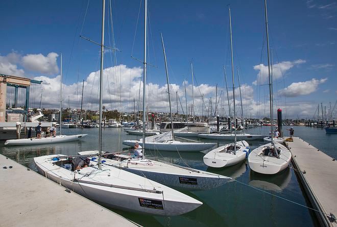 The pond will be a busy place during Winter. - Boutique Boat Co Etchells Brisbane Winter Championship ©  John Curnow