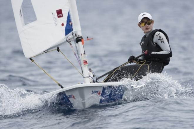 Dongshuang Zhang - ISAF Sailing World Cup Hyeres ©  Franck Socha / ISAF Sailing World Cup Hyeres http://swc.ffvoile.fr/