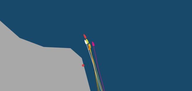 Position report at: 27 Apr 04:00 UTC - Leg six to Newport – Volvo Ocean Race 2015 © Volvo Ocean Race http://www.volvooceanrace.com