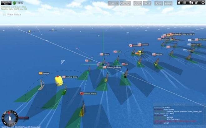 Virtual Sailing screenshot - The Virtual Sailing World Championship © SailX