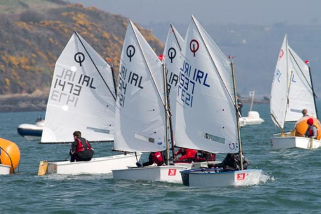 Radial racing in day one - Youth Nationals at Royal Cork © Ireland Afloat