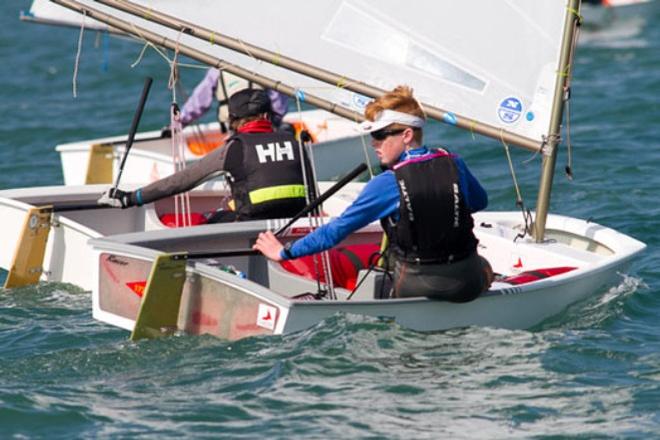 Radial racing in day one - Youth Nationals at Royal Cork © Ireland Afloat