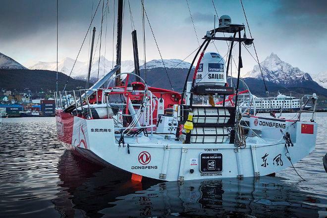 Stunning images just in from Ushuaia. A beautiful place, just not where we expected to be. - Volvo Ocean Race - Dongfeng in Ushuaia © Yann Riou / Dongfeng Race Team