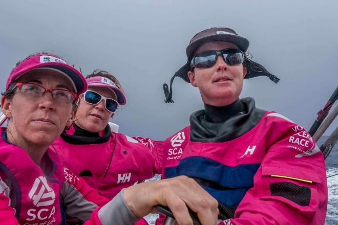 Onboard Team SCA - Volvo Ocean Race 2015 © Corinna Halloran / Team SCA