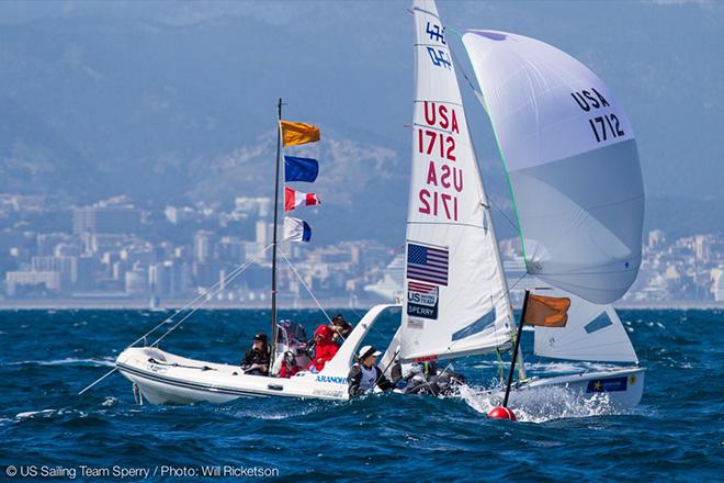 Annie Haeger and Briana Provancha, 470 Class © Will Ricketson / US Sailing Team http://home.ussailing.org/