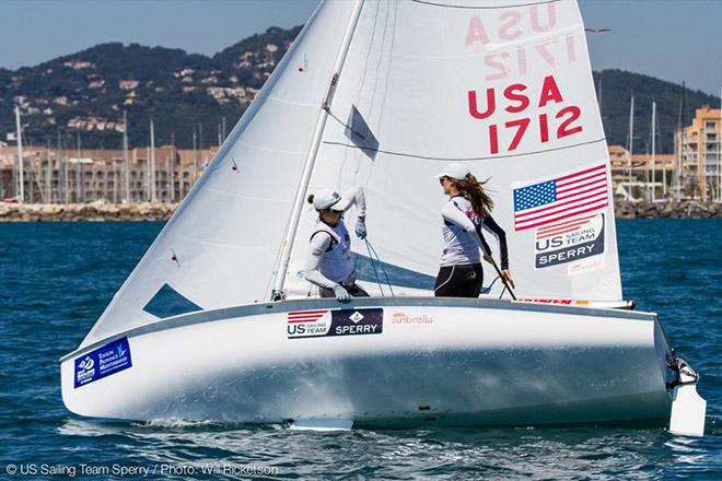 Haeger and Provancha, Women's 470. © Will Ricketson / US Sailing Team http://home.ussailing.org/