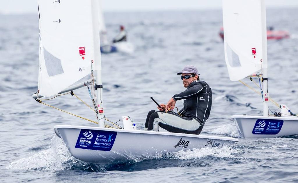 Mens Laser Day 2 of the ISAF Sailing World Cup in Hyeres, France ©  Jesus Renedo / Sailing Energy http://www.sailingenergy.com/