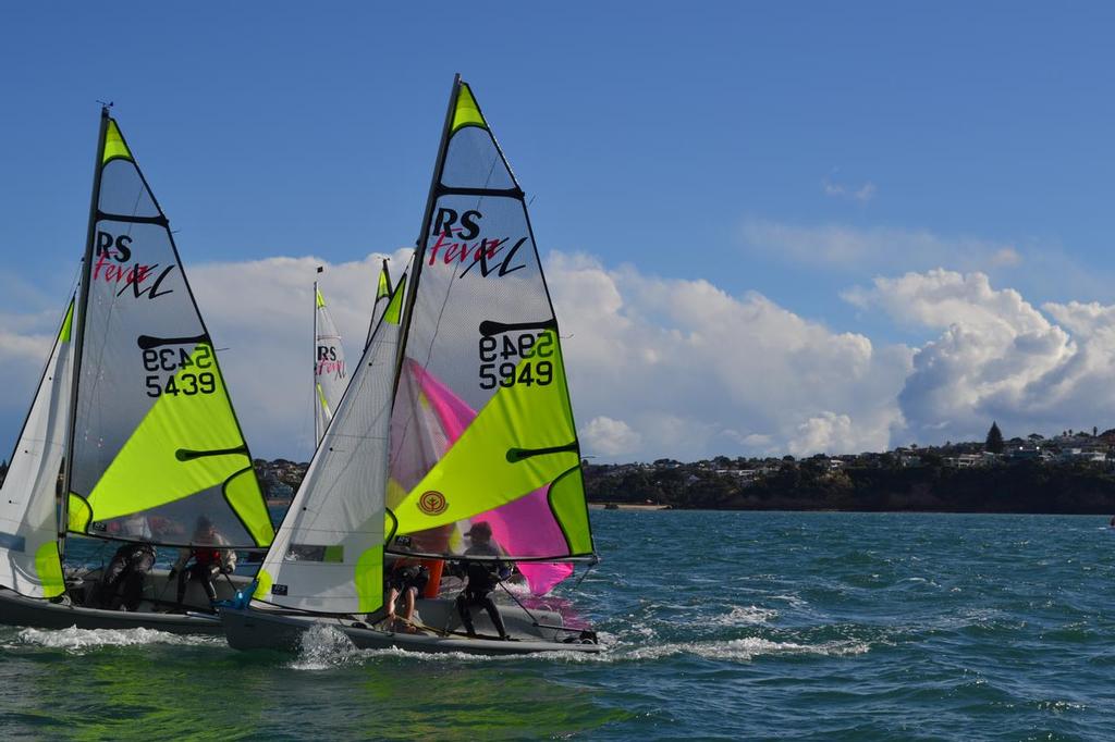 Day 2 at the 2015 RS Feva Nationals, Milford, sponsored by The Watershed © RS Sailing http://www.rssailing.com